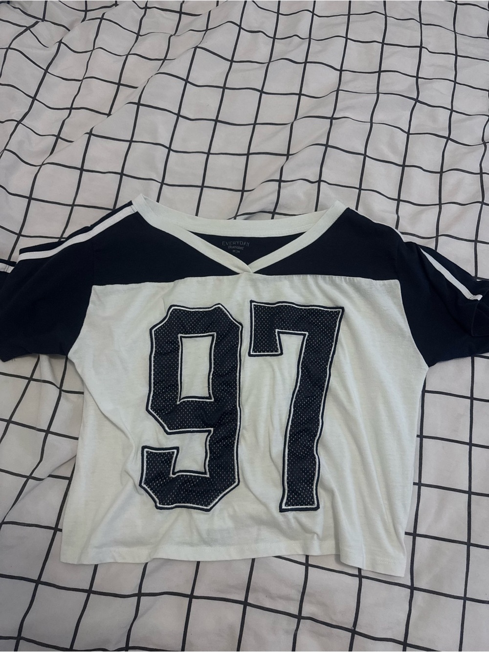 Bluenotes White and Black '97 V-Neck Tee